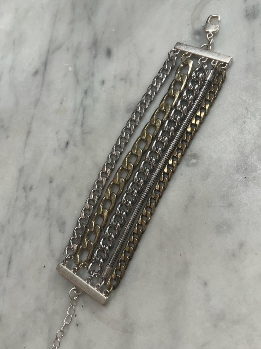 Jenny Bird Austin multi chain cuff bracelet
